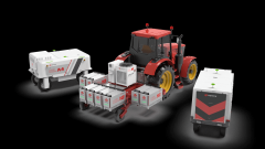 随后由机械人操控高精度激光束对杂草进